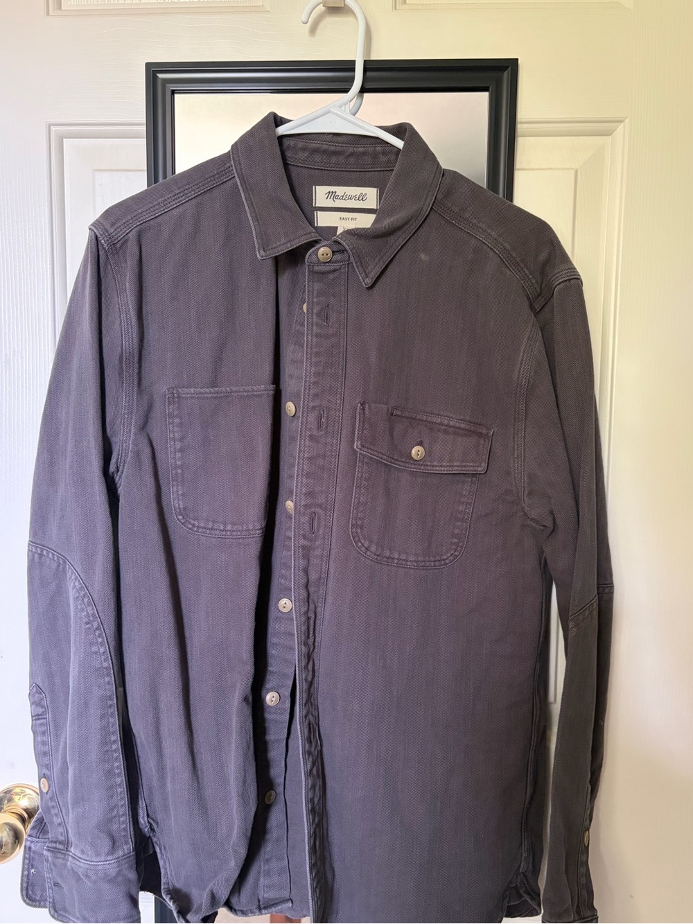 Madewell Men's Grey Denim Shirt/Jacket